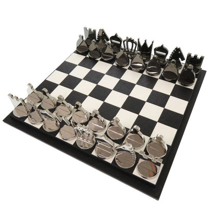 Prada Chess Set Saffiano Leather Black 2 Sg077 0651