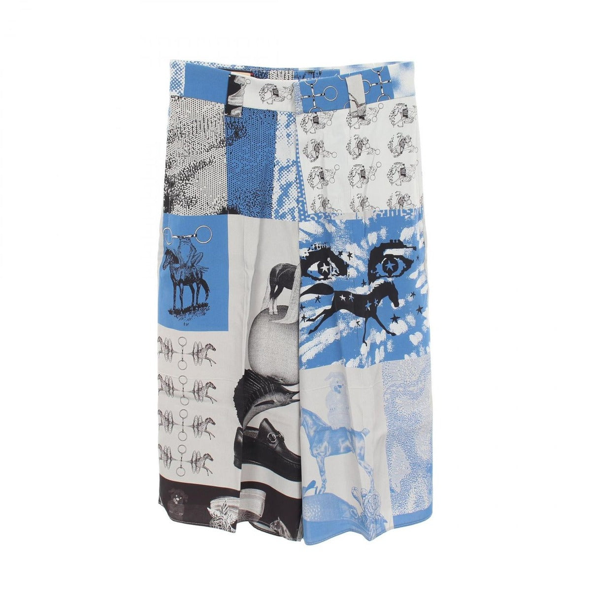 Gucci Pants Rayon Blue