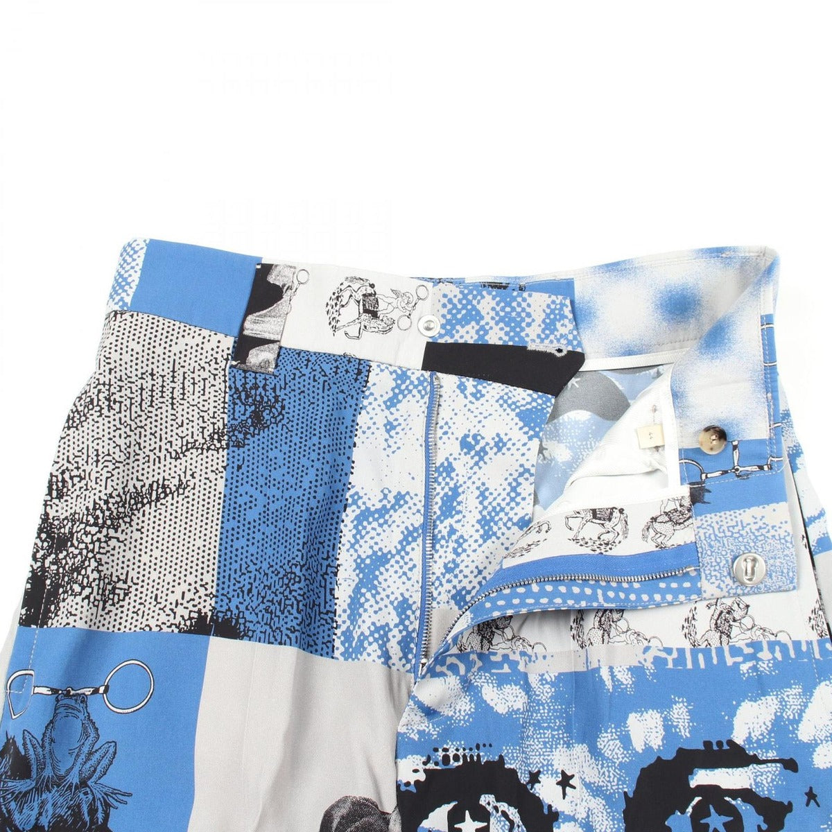 Gucci Pants Rayon Blue — view 5