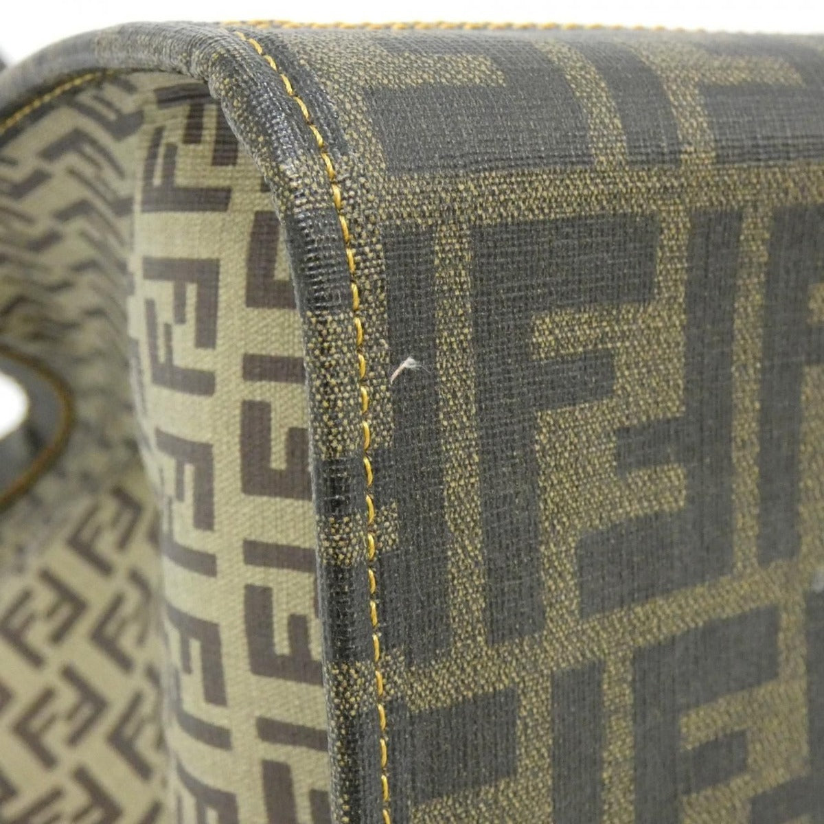 Fendi Zk9 Bag Leather Canvas — view 3