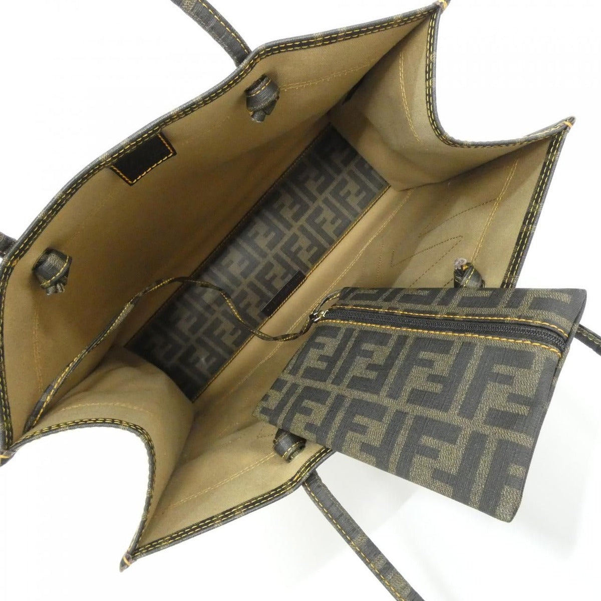 Fendi Zk9 Bag Leather Canvas — view 8