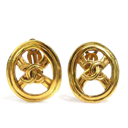 Chanel Earrings Coco Mark