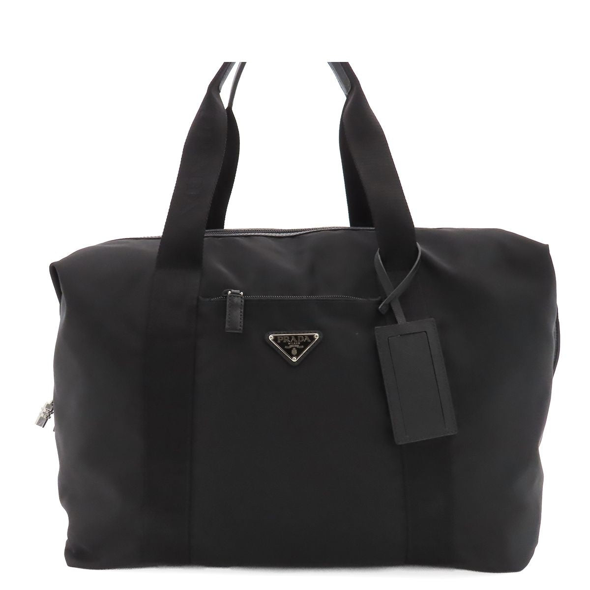 Prada Boston Bag Nero Black Tessuto Saffiano