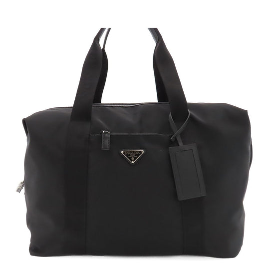 Prada Boston Bag Nero Black Tessuto Saffiano