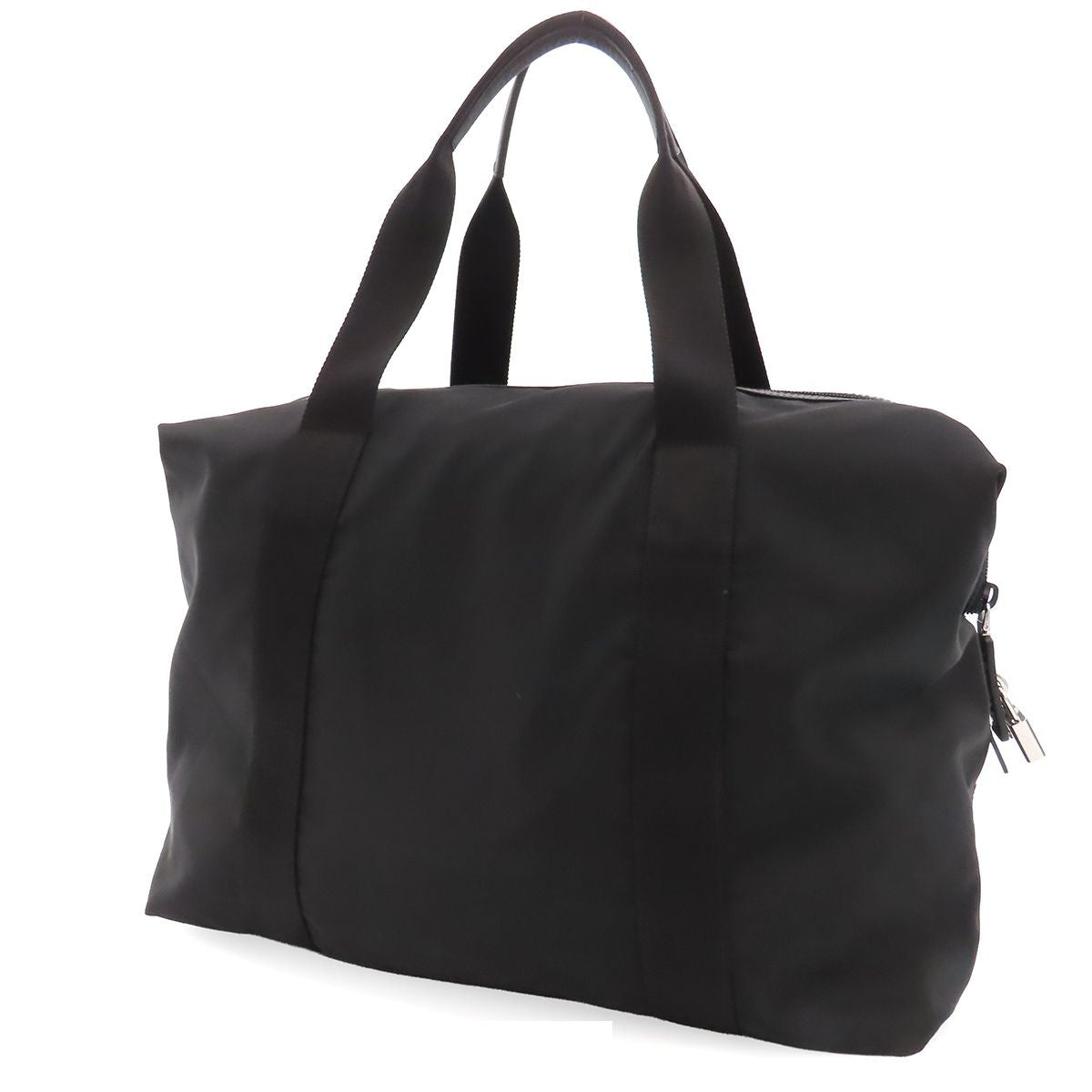 Prada Boston Bag Nero Black Tessuto Saffiano — view 2