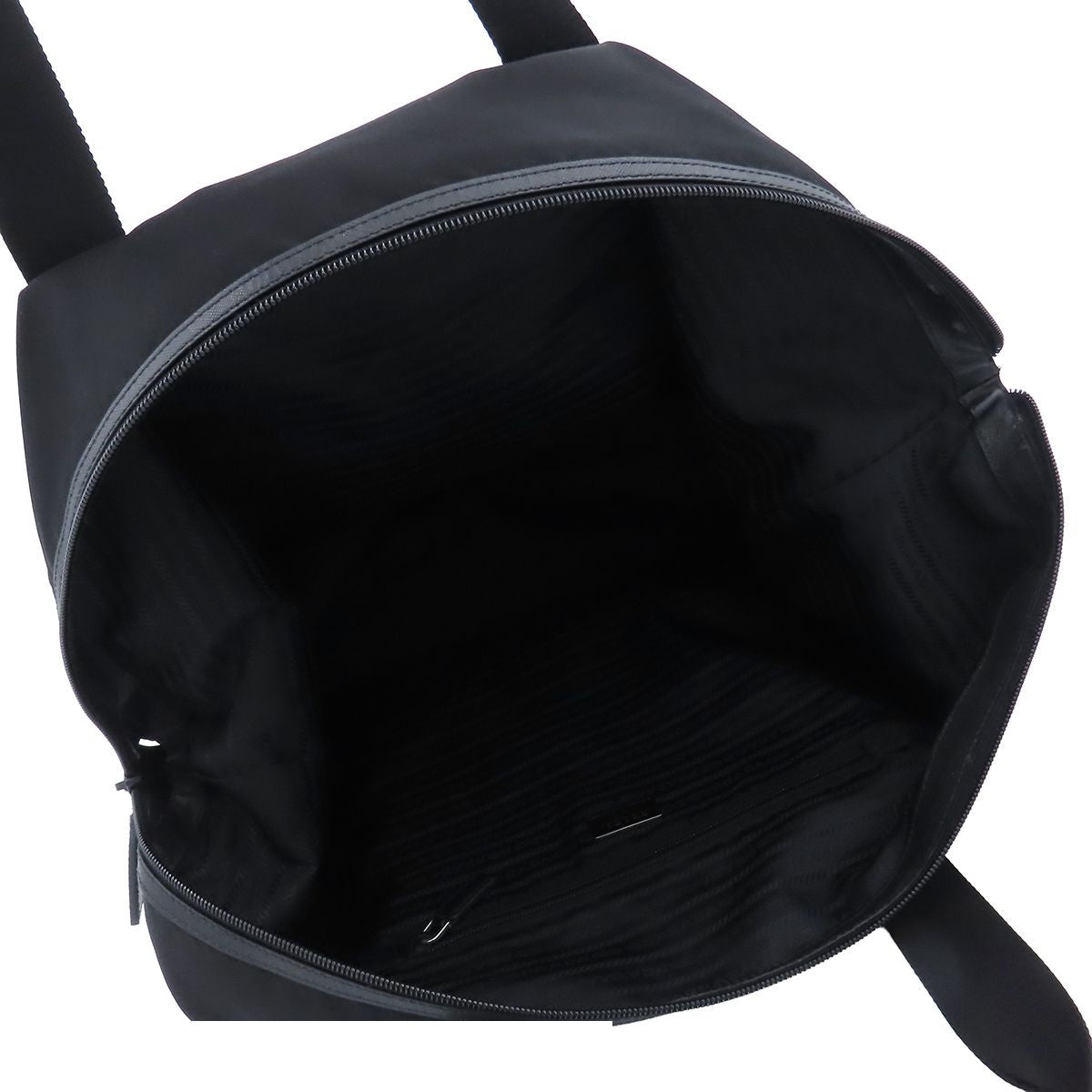 Prada Boston Bag Nero Black Tessuto Saffiano — view 5