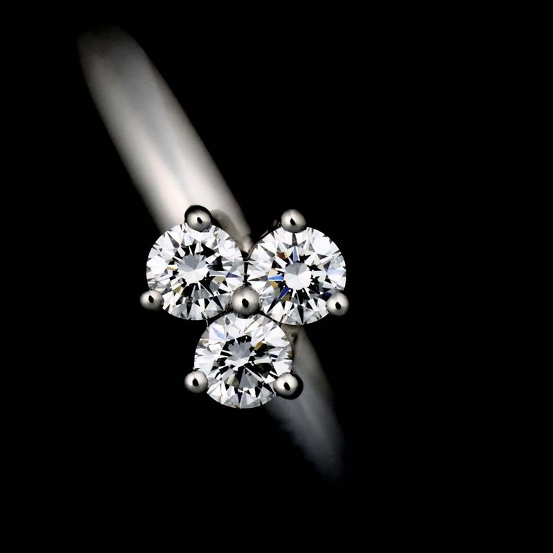 Tiffany & Co Tiffany & Co Aria 105 Ring Diamond Pt Platinum Ring Diamond Ring