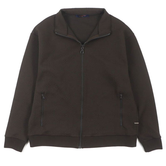 Louis Vuitton 2024 Hjy45 W Monogram Logo Plate Zip-through Top Blouson Track