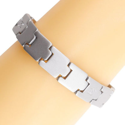 Chanel Coco Mark 99P Metal Silver Ladies 23.5g Bracelet