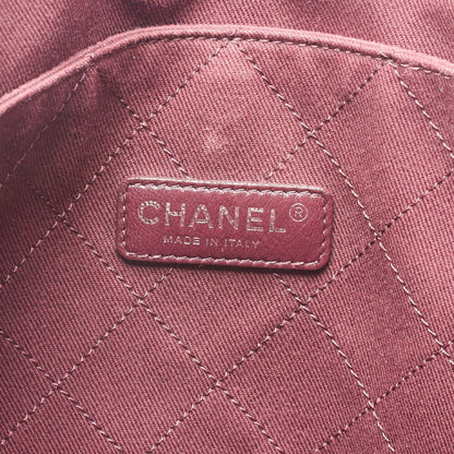 Chanel Tote Bag Coco Mark Canvas With Whistle Charm White And Black Silver