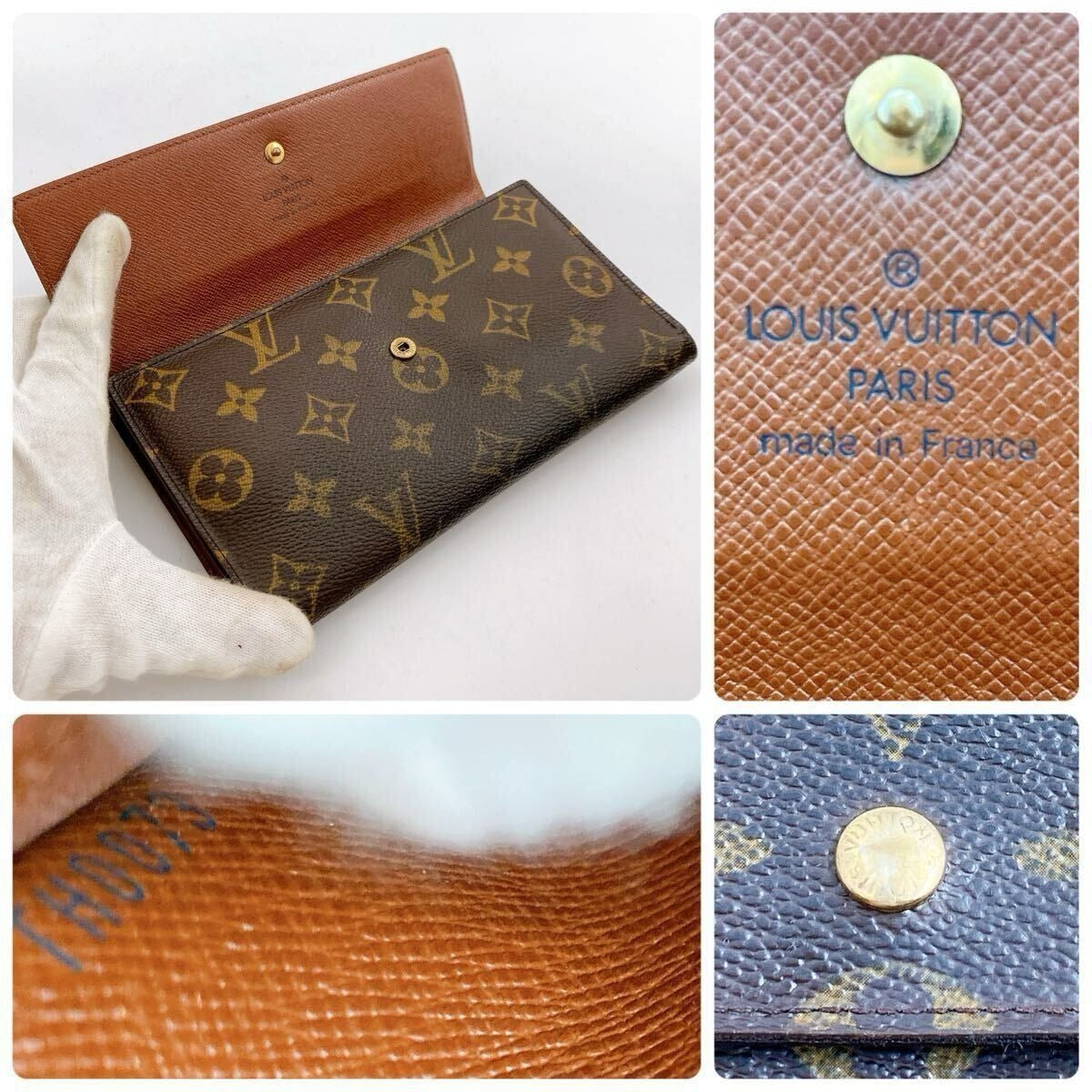 Louis Vuitton Portefeuille International Porte Tresor Monogram Wallet