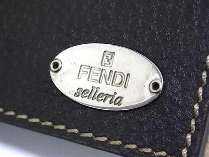 Fendi Selleria Leather Notebook Notepad Notebook Stationery Men Women
