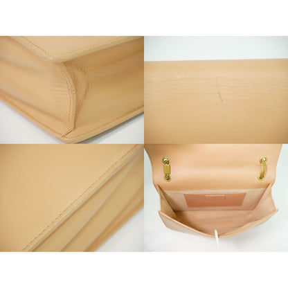 Saint Laurent Betty Chain Shoulder Bag Leather Pink Beige — view 8
