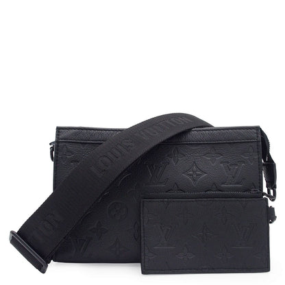 Louis Vuitton Gaston Wearable Wallet Noir Monogram Shadow 2-Way Shoulder Bag