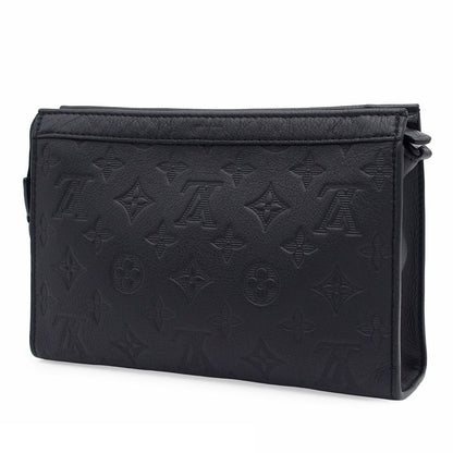 Louis Vuitton Gaston Wearable Wallet Noir Monogram Shadow 2-Way Shoulder Bag — view 2
