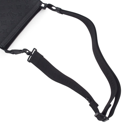 Louis Vuitton Gaston Wearable Wallet Noir Monogram Shadow 2-Way Shoulder Bag — view 3