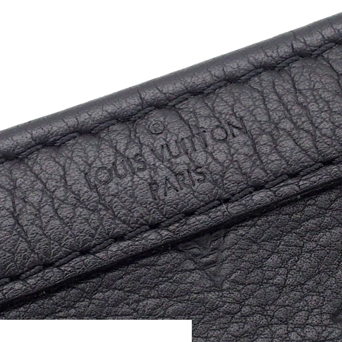Louis Vuitton Gaston Wearable Wallet Noir Monogram Shadow 2-Way Shoulder Bag — view 6
