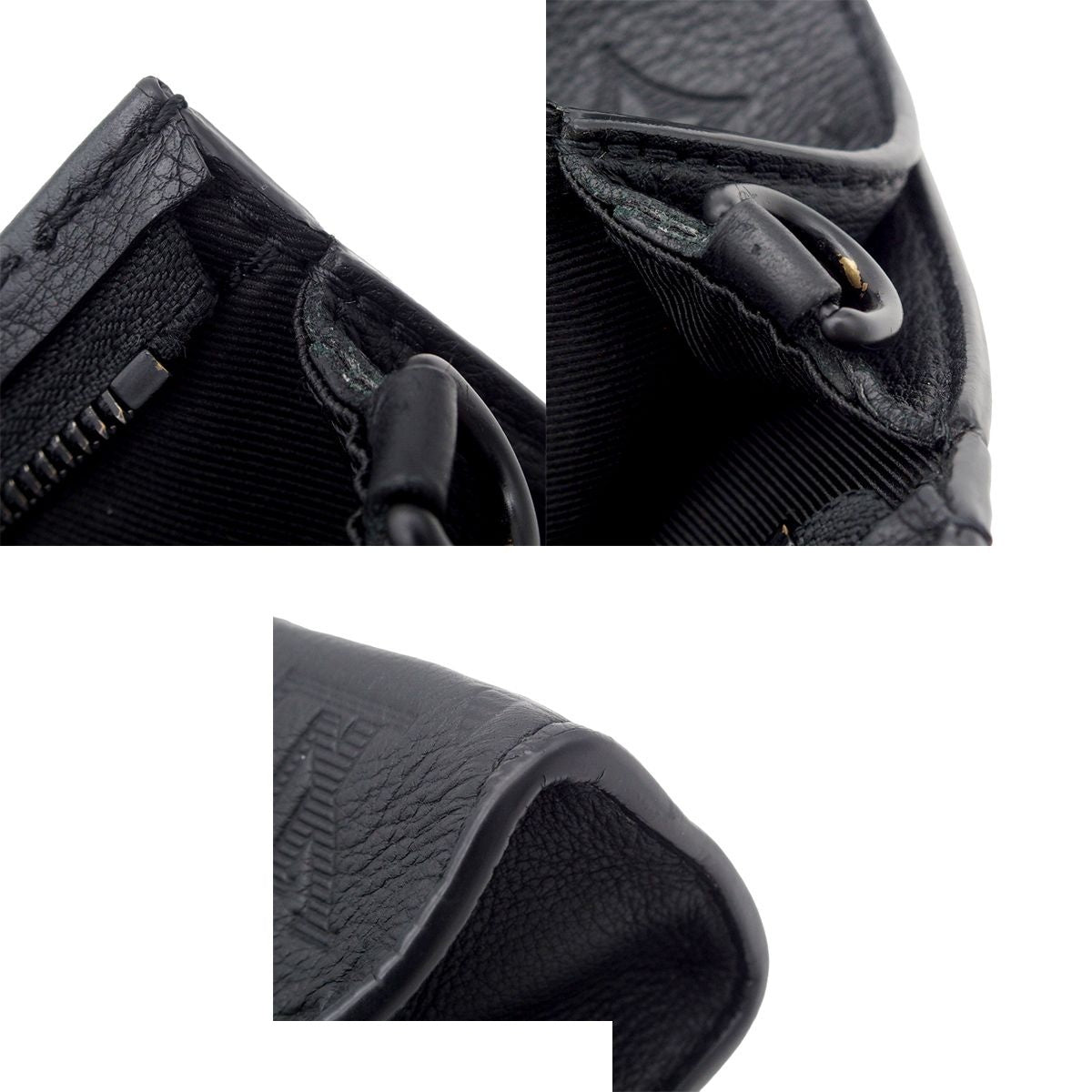 Louis Vuitton Gaston Wearable Wallet Noir Monogram Shadow 2-Way Shoulder Bag — view 7