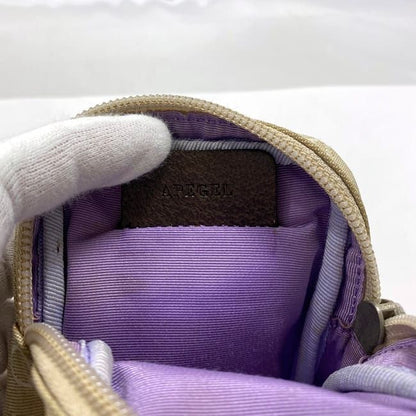 Bulgari Pouch Beige Brown Logomania 26545 Small Bag