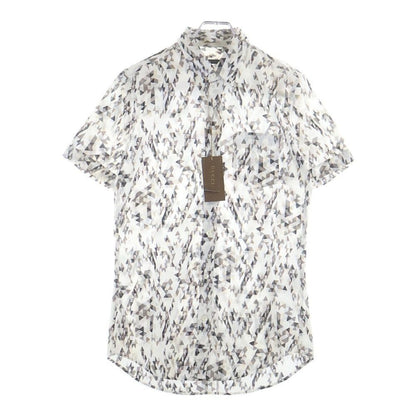 Gucci Skinny Shirt Allover Pattern Short Sleeve White