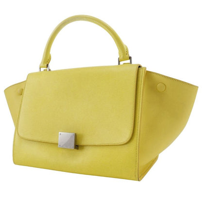 Celine Trapeze Small 174683 Calf Yellow Ladies Handbag
