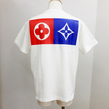 Louis Vuitton T-shirt Logo Monogram Short Sleeve LV White Notation