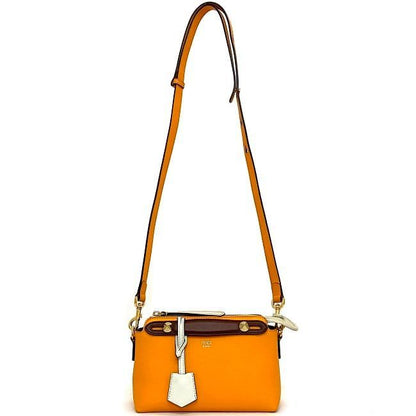 Fendi 2way Bag Bytheway Small Orange White