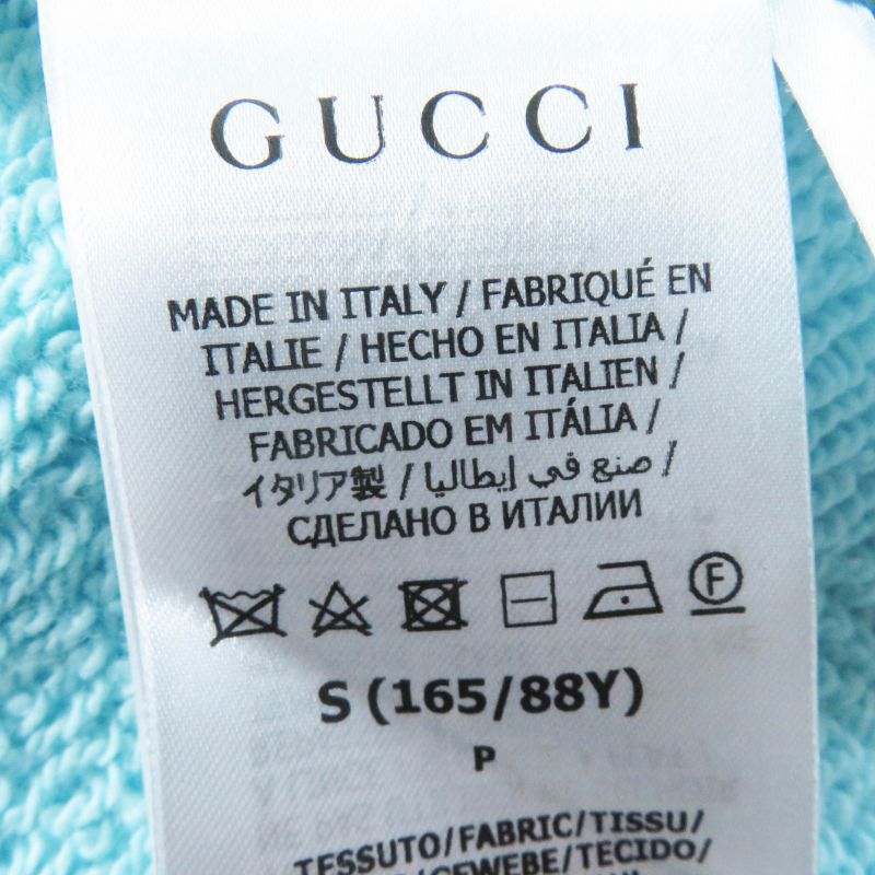 Gucci 22AW 617964 Cotton Silk Logo Printed Banana Sequins Oversized Sweatshirt