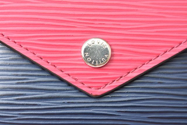 Louis Vuitton Wallet Trifold Portefeuille Victorine Epi Andigo Blue M62204