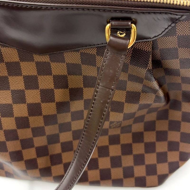 Louis Vuitton Westminster GM Damier Ebene Damier Ebene Leather × PVC Brown Tote
