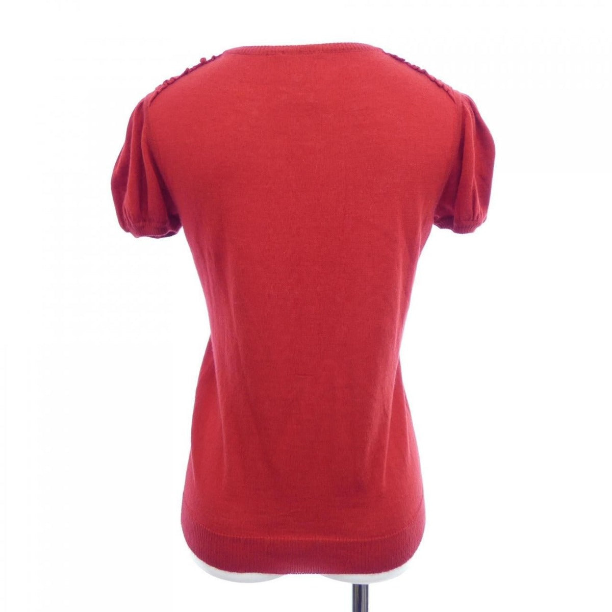 Chanel Vintage Knit Top Red — view 2