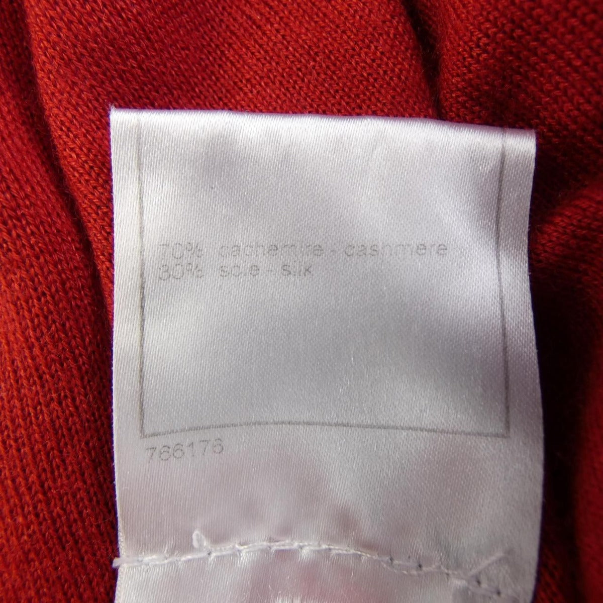 Chanel Vintage Knit Top Red — view 3