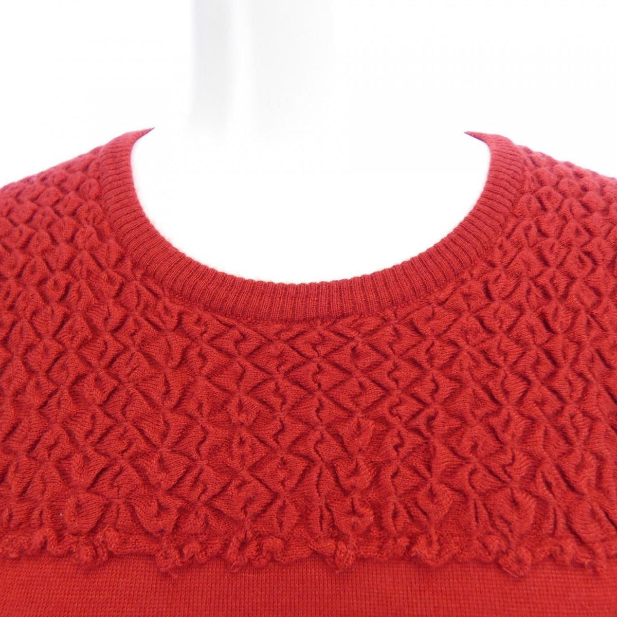Chanel Vintage Knit Top Red — view 5