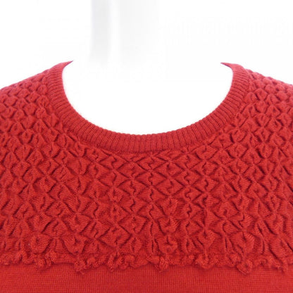 Chanel Vintage Knit Top Red — view 5