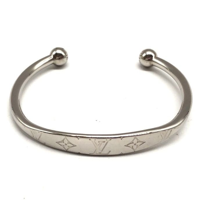 Louis Vuitton Jonk Monogram Bangle Bracelet Accessory Silver