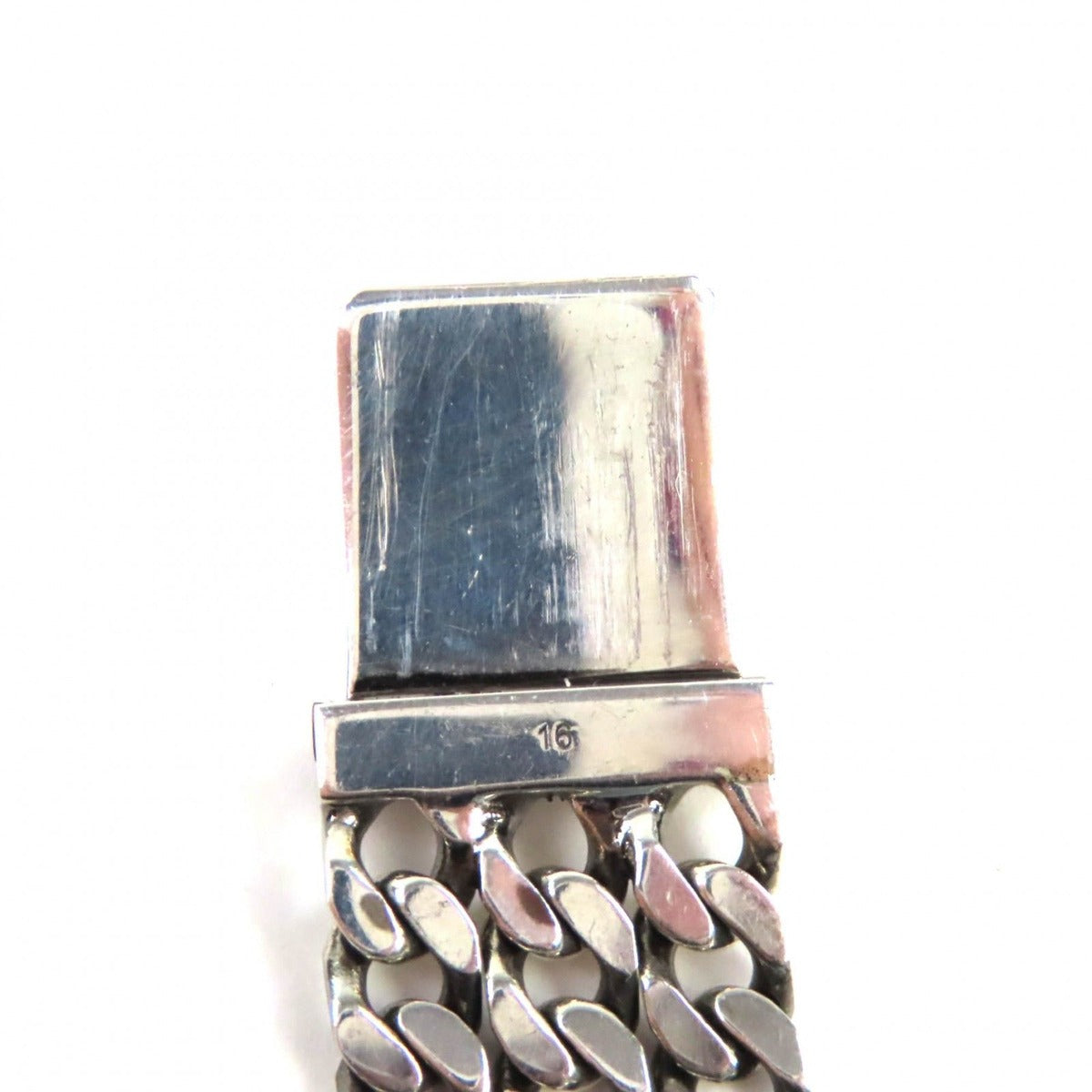 Gucci Ghost Skull GG Pattern Triple Chain Bracelet Silver — view 7