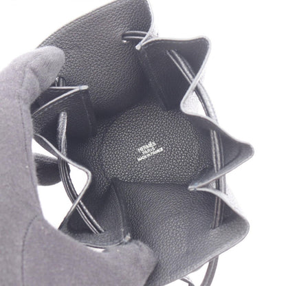 Hermes Pouch Vespa Black Leather — view 3