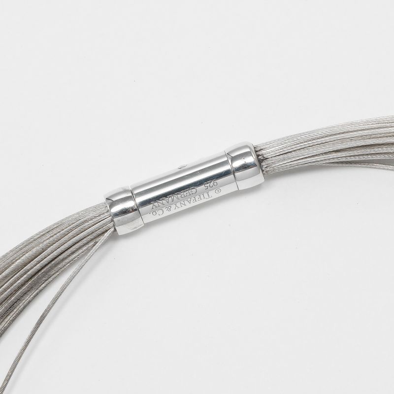 Tiffany & Co 30 Wire Vintage Silver 925 Women 29.2g Necklace