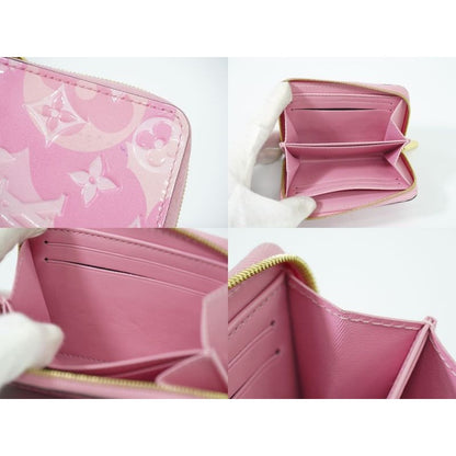 Louis Vuitton Zippy Coin Purse Vernis Leather Case Pink — view 8