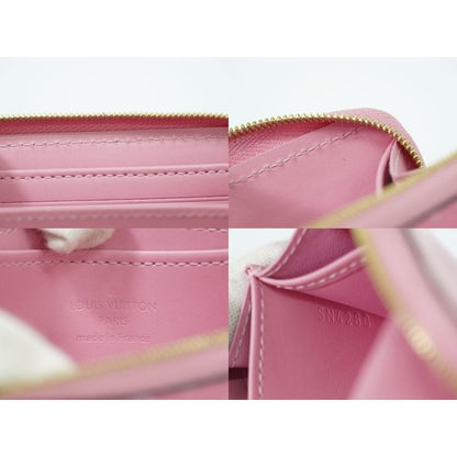 Louis Vuitton Zippy Coin Purse Vernis Leather Case Pink — view 9