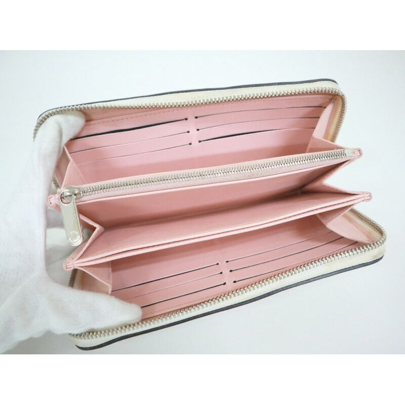 Louis Vuitton Wallet Mahina White Pink Gradient X — view 4