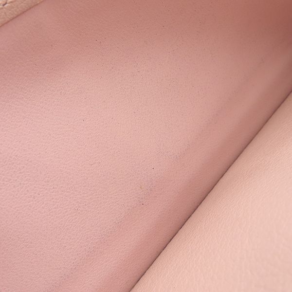 Louis Vuitton Long Wallet Zippy Wallet Monogram Mahina Rose Jasmine Silver