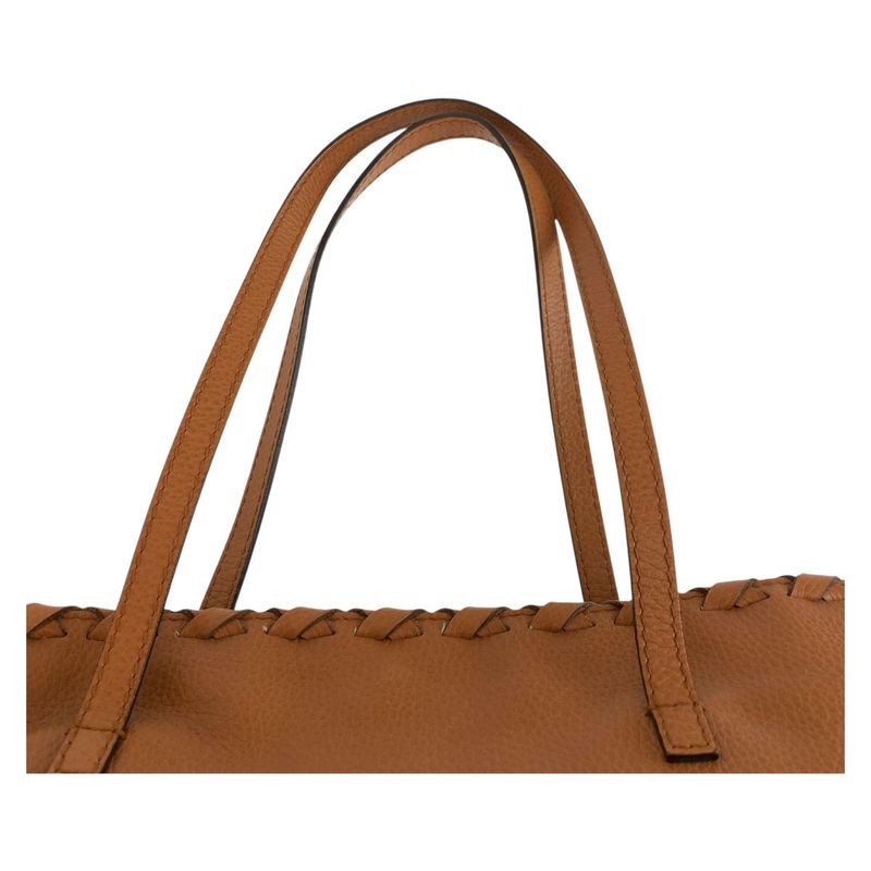 Gucci Bamboo Tassel Brown Gold Hardware Leather 354665 Tote Bag Shoulder Bag