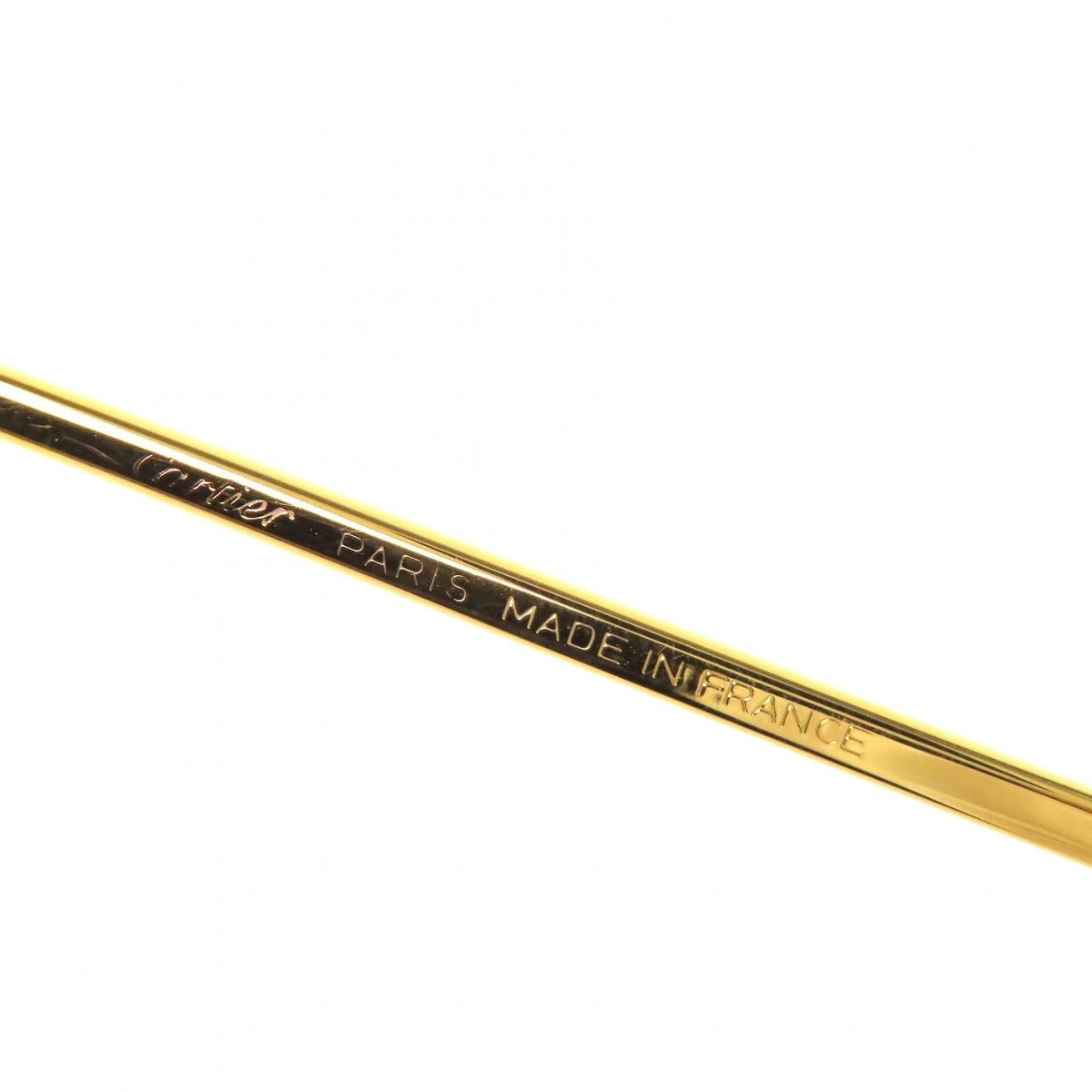 Cartier Teardrop Sunglasses Eyewear Gold Bordeaux — view 11