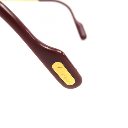 Cartier Teardrop Sunglasses Eyewear Gold Bordeaux — view 8