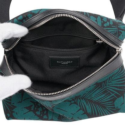 Saint Laurent Waist Bag Camera BAG Black/peacock