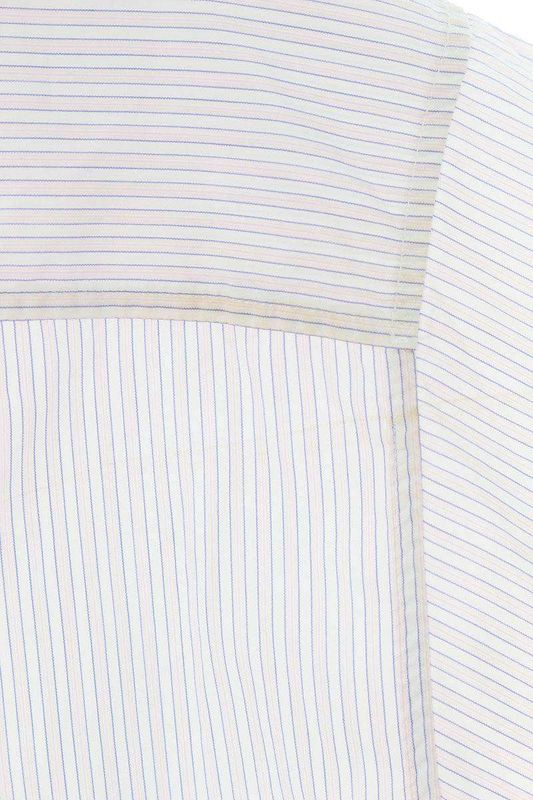 Dior 22AW 243c551a5658 Logo Embroidered Striped Long Sleeve Shirt Men 39