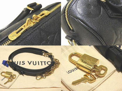 Louis Vuitton Speedy 20 Bandouliere 2WAY Handbag M58953 Empreinte Noir Black