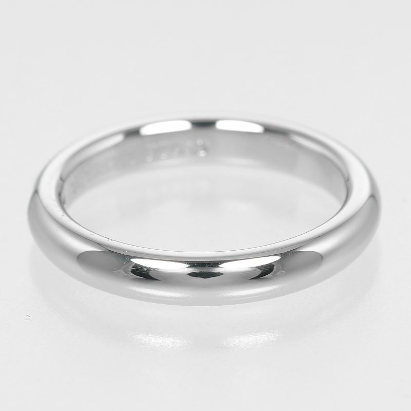 Tiffany & Co Stacking Band Pt950platinum X Diamonds #6.5 Ladies 5g Ring