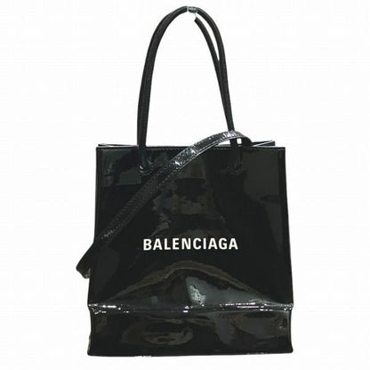 Balenciaga Shopping Tote Xxs Patent Leather 2-Way Handbag